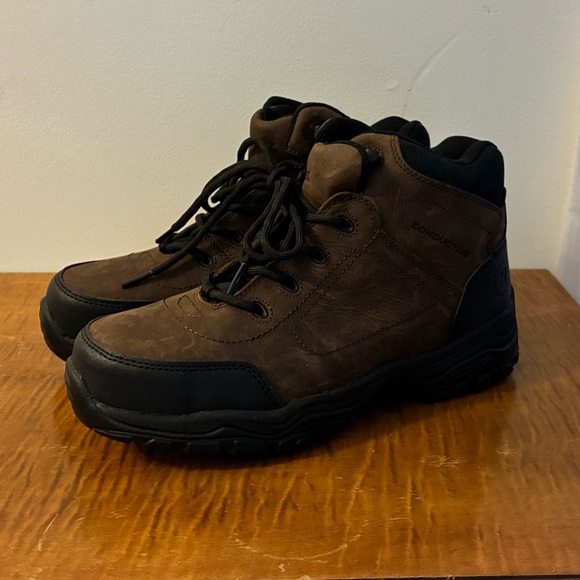 Men\'s Steel-toed Hiker Work Boots, Size 8 main image 8